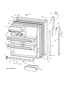 02 - Fresh Food Door parts for Ge Refrigerator TBX21CIXJRBB from AppliancePartsPros.com