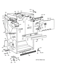 03 - Cabinet Parts parts for Ge Refrigerator TBX21CIXJRBB from AppliancePartsPros.com