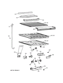 05 - Compartment Separator Parts parts for Ge Refrigerator TBX19DIYKRWW from AppliancePartsPros.com