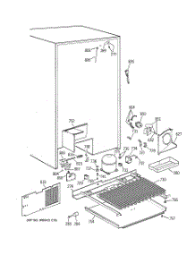 07 - Unit Parts parts for Ge Refrigerator TFJ28PFZCAA from AppliancePartsPros.com