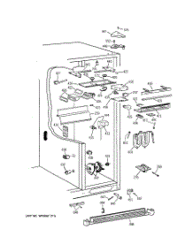 05 - Fresh Food Section parts for Ge Refrigerator TFK30PRZCWW from AppliancePartsPros.com