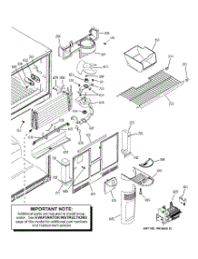 03 - Freezer Section parts for Ge Refrigerator STS22ICMARWW from AppliancePartsPros.com