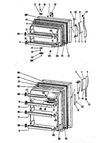 Doors parts for Ge Refrigerator TBF14SJB from AppliancePartsPros.com