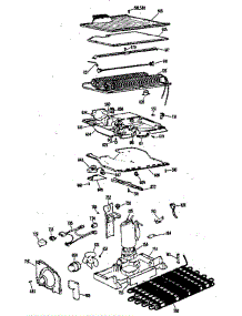 Unit parts for Ge Refrigerator TBF14SJB from AppliancePartsPros.com