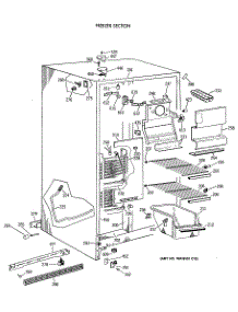 02 - Freezer Section parts for Ge Refrigerator MSG22GAXAWW from AppliancePartsPros.com