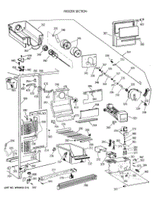 03 - Freezer Section parts for Ge Refrigerator MSK27DHXAWH from AppliancePartsPros.com
