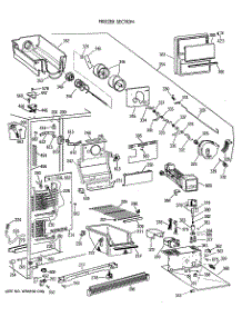 02 - Freezer Section parts for Ge Refrigerator TFT20JRXAAA from AppliancePartsPros.com