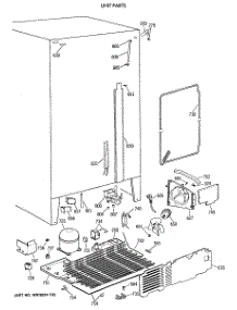 04 - Unit Parts parts for Ge Refrigerator MSG24GRXAWW from AppliancePartsPros.com