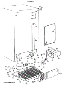 04 - Unit Parts parts for Ge Refrigerator TFT20JRXAAA from AppliancePartsPros.com
