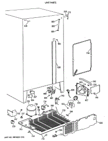 06 - Unit Parts parts for Ge Refrigerator TFT22PRXAWW from AppliancePartsPros.com