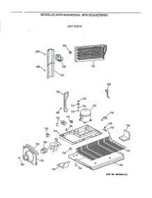 06 - Unit Parts parts for Ge Refrigerator MTK18GAXERWW from AppliancePartsPros.com
