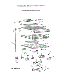 05 - Compartment Separator Parts parts for Ge Refrigerator MTK24GAXERAA from AppliancePartsPros.com