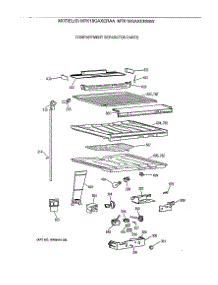 05 - Compartment Separator Parts parts for Ge Refrigerator MTK18GAXERAA from AppliancePartsPros.com