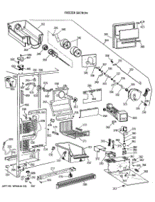 03 - Freezer Section parts for Ge Refrigerator TFT27PRXAAA from AppliancePartsPros.com