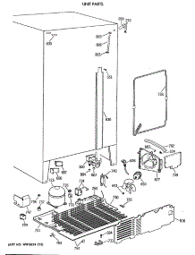 06 - Unit Parts parts for Ge Refrigerator TFT27PFXAWW from AppliancePartsPros.com