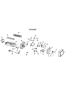 07 - Icemaker parts for Ge Refrigerator TFT27PFXAWW from AppliancePartsPros.com