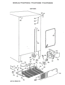 06 - Unit Parts parts for Ge Refrigerator TFH24PRXBAA from AppliancePartsPros.com