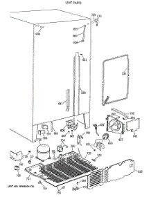 06 - Unit Parts parts for Ge Refrigerator TFK27ZFXAAA from AppliancePartsPros.com