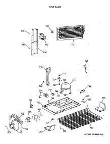 06 - Unit Parts parts for Ge Refrigerator MTX18EASCRWH from AppliancePartsPros.com