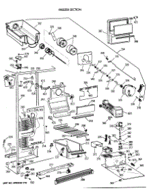 03 - Freezer Section parts for Ge Refrigerator TFG27ZFXAWH from AppliancePartsPros.com