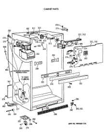 03 - Cabinet Parts parts for Ge Refrigerator TBX22JAXDRAA from AppliancePartsPros.com