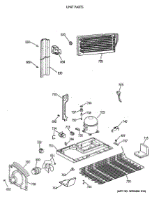 06 - Unit Parts parts for Ge Refrigerator MTX18EAXERWH from AppliancePartsPros.com