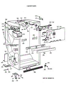 03 - Cabinet Parts parts for Ge Refrigerator TBX21JAXDRWW from AppliancePartsPros.com