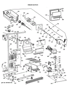02 - Freezer Section parts for Ge Refrigerator TFG20JRXAWW from AppliancePartsPros.com