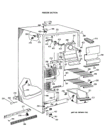 02 - Freezer Section parts for Ge Refrigerator TFG22JAXAWW from AppliancePartsPros.com