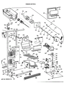 03 - Freezer Section parts for Ge Refrigerator TFG24ZFXAWH from AppliancePartsPros.com
