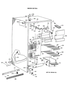 02 - Freezer Section parts for Ge Refrigerator MSX20GAXAAA from AppliancePartsPros.com