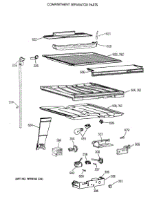05 - Compartment Separator Parts parts for Ge Refrigerator MTX18KAXCRWH from AppliancePartsPros.com