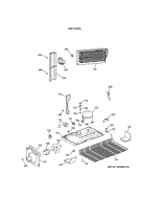 06 - Unit Parts parts for Ge Refrigerator TBX19JATCRWW from AppliancePartsPros.com