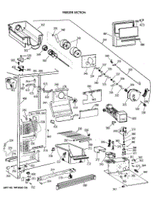 02 - Freezer Section parts for Ge Refrigerator MSX24GRXAAA from AppliancePartsPros.com