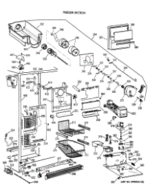 03 - Freezer Section parts for Ge Refrigerator TPG21BRXABB from AppliancePartsPros.com