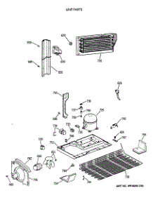 06 - Unit Parts parts for Ge Refrigerator TBX19JAXCRAA from AppliancePartsPros.com