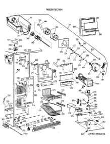 03 - Freezer Section parts for Ge Refrigerator TPG21PRXAWW from AppliancePartsPros.com