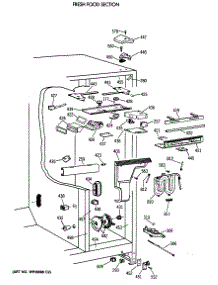04 - Fresh Food Section parts for Ge Refrigerator TPG21PRXAWW from AppliancePartsPros.com