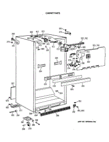 03 - Cabinet Parts parts for Ge Refrigerator TBT18DAXBRAA from AppliancePartsPros.com