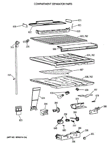 05 - Compartment Separator Parts parts for Ge Refrigerator TBT18JAXBRAA from AppliancePartsPros.com