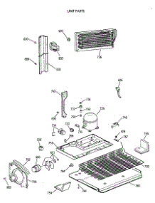 06 - Unit Parts parts for Ge Refrigerator TBT18SAXBRAA from AppliancePartsPros.com
