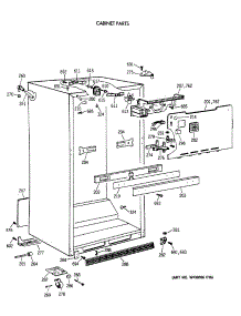 03 - Cabinet Parts parts for Ge Refrigerator TBT18SAXBRWW from AppliancePartsPros.com