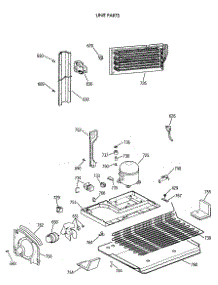 06 - Unit Parts parts for Ge Refrigerator TBT24JAXBRAA from AppliancePartsPros.com