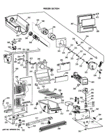 03 - Freezer Section parts for Ge Refrigerator TFX22CRXAAA from AppliancePartsPros.com