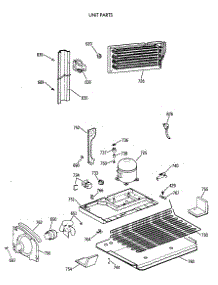 06 - Unit Parts parts for Ge Refrigerator TBG24JAXDRWW from AppliancePartsPros.com