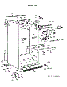 03 - Cabinet Parts parts for Ge Refrigerator TBG18DAXDRAA from AppliancePartsPros.com