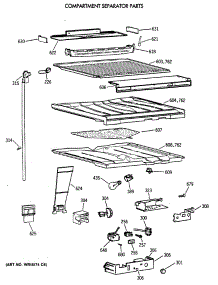 05 - Compartment Separator Parts parts for Ge Refrigerator TBG18DAXDRAA from AppliancePartsPros.com