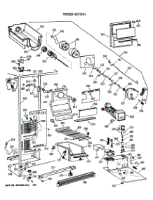 02 - Freezer Section parts for Ge Refrigerator TFX22ZRXAAA from AppliancePartsPros.com