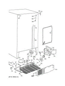 06 - Unit Parts parts for Ge Refrigerator TFX24PFXAWW from AppliancePartsPros.com