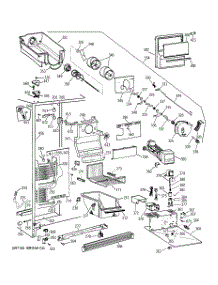 03 - Freezer Section parts for Ge Refrigerator TFX24PFXAAA from AppliancePartsPros.com
